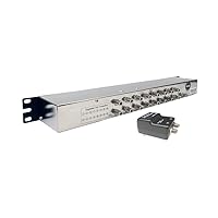 Premium 16-Way CATV Active Coax Splitter Combiner with Amplifier