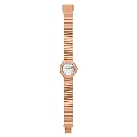 Watches - Ladies Watch Apricot ice HWU0511 - Sensoriality Collection - Silicone Wrist Strap - Waterproof Up to 5 ATM - 32mm Case - Peach Orange