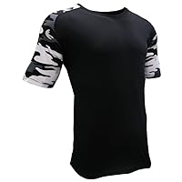 Epic Adult Cool Performance Camo Sleeve Jersey T Shirt (13- Colors Avaliable)
