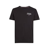 Men's Lounge Chest Logo T-Shirt, Black