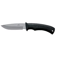Gerber Gear Gator Fixed Blade Knife, Fine Edge, Drop Point [46904], Black