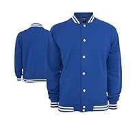 Varsity Letterman bomber style Jacket in All Body blue Wool Customize your choice logo football, baseball, college jacket
