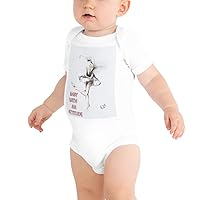 Baby Short Sleeve one Piece with Attitude/Baby with an Attitude Art by Roy Bramwell©