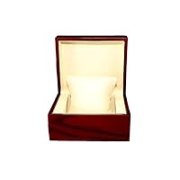 First Jewelry Packaging Box Wooden Jewelry Display Box Spray Painted Red Wood Grain Watch Box