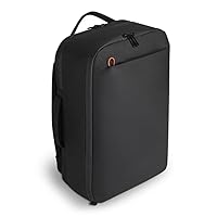 DUN TravelPack - Nylon Canvas Backpack, Laptop Compartment, Waterproof - Black