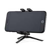 JOBY GripTight ONE Micro Stand, Universal Phone Holder, Small Tripod for Smartphone, Foldable and Portable, Watch FIFA World Cup Football, Black