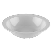 G.E.T. Enterprises DN-410-W White 10 oz. Rimmed Bowl (Pack of 12)