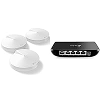 TP-Link 3-packDeco M5 Mesh with 5 port Switch for the port extension