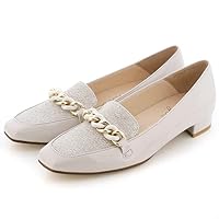 Women's Penny Loafer, White Combination, 23.0 cm