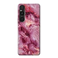 R3052 Pink Marble Graphic Printed Case Cover for Sony Xperia 1 V