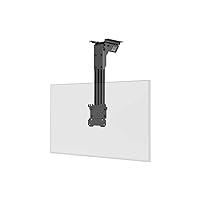 Monoprice Folding Ceiling TV Mount for TVs 10in to 40in, Max Weight up to 66lbs, Max Extension 15.7in, VESA Patterns up to 100x100 - Commercial Series