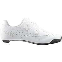 Lake Cx238 Wide Cycling Shoe - Men's White/White Clarino Microfiber, 46.5