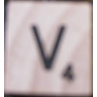 Scrabble Game Piece: Letter V