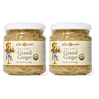 Organic Grated Ginger, Made in Fiji, 6.7 ounces (Pack of 2)