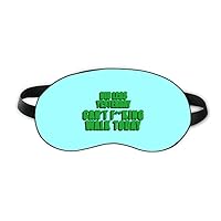 Movement Affecting Consequences Response Sleep Eye Shield Soft Night Blindfold Shade Cover
