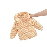 Children's new winter Plush thickened down cotton jacket boys' Korean version primary and secondary children's cotton jacket girls' Plaid Cotton Jacket