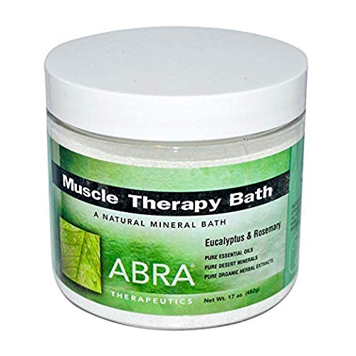 Abra Muscle Therapy Sea Salt Bath, Eucalyptus & Rosemary, 1 Pound