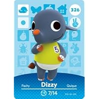 Dizzy - Nintendo Animal Crossing Happy Home Designer Series 4 Amiibo Card - 326