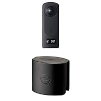 RICOH Theta Z1 51GB Black 360° Camera,CMOS sensors,Increased Internal Memory with Lens Cap TL-2 for Theta Z1 Dual 1