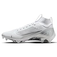 Nike Vapor Edge Pro 360 2 Men's Football Cleats (DA5456-102,White/Metallic Silver-White) Size 9.5