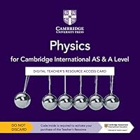 Cambridge International As & a Level Physics Digital Teacher's Resource Access Card