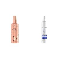 Nexxus Thermal Shield Spray Prep & Protect for 450 degree heat protection & Humectress Leave-In Conditioner Spray 20-in-1 Perfector for Dry Hair With Biotin
