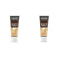 Cuccio Naturale Butter Blends - Ultra-Moisturizing, Renewing, Smoothing Scented Body Cream - Deep Hydration For Dry Skin Repair - Made With Natural Ingredients - Milk & Honey - 4 Oz (Pack of 2)