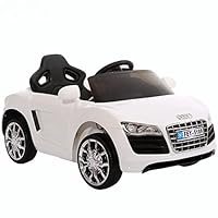 New Electric Vehicle Simulation for Audi R8 for Children + Remote Control and self Drive (Red)