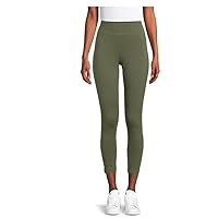 Time and Tru Women's High Rise Ankle Knit Leggings