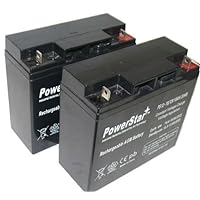 POWERSTAR PS12-18-2Pack-09 12V 18Ah APC Back-Ups Pro 1400 SLA Replacement Battery - Pack of 2-3 Years Warranty