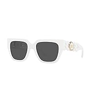 Versace Woman Sunglasses Black Frame, Dark Grey Lenses, 53MM
