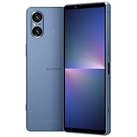 Xperia 5 V 5G Dual XQ-DE72 256GB 8GB RAM Unlocked (GSM Only | No CDMA - not Compatible with Verizon/Sprint) Global, Mobile Cell Phone - Blue