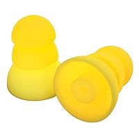 Plugfones PRPSY10 PRP Sy10 Comfortiered Silicone Replacement Earplugs 10/Pkg 5 Pa Yellow