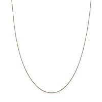 14k Gold Sparkle Cut Cable Chain Necklace Jewelry for Women in Yellow Gold Rose Gold White Gold Choice of Lengths 16 18 20 24 22 30 14 26 and Variety of mm Options