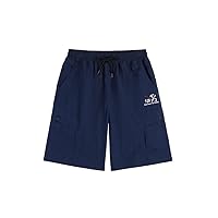 Mens Athletic Gym Shorts Elastic Waist Casual Pajama Pocket Jogger Men Workout Short Pants