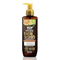 w.ow Brightening Vitamin C Face Wash | For Oily & Dry Skin | Bright, Glowing Skin | Refreshing | For Women & Men | 200 ml