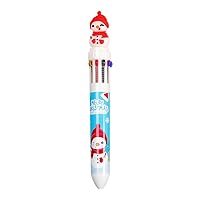 Christmas Ballpoint Pen 10-Colors-in-1 Multicolor Pen for Christmas Stocking Stuffer Christmas Party Favor Supplies