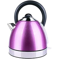 Kettles,Electric Water Kettle, Jug Stainless Steel Kettle 1.7 Litres, Ideal for Hot Water 2000W Fast/Purple