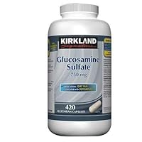 Kirkland Signature Glucosamine Sulfate 750 mg, 420 Vegetarian Capsules (1)