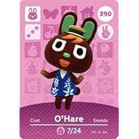 O'Hare - Nintendo Animal Crossing Happy Home Designer Series 4 Amiibo Card - 390