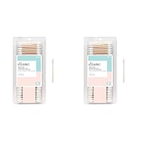 Pointed Tip Cotton Swabs, 200 ct. 2-Pack - Super Soft for Sensitive Skin, Gentle on Face, Makeup and Beauty Applicator, Nail Polish Touch Up and Nail Design for Beauty, Personal Care, Crafts