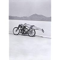 Roland Free : Motorcycle Land Speed Record America Collection Humorous : Funny Birthday Card