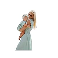 TinyTotsKids Mommy & me Matching Outfits in Tosca: Mother and Daughter, Mommy and me Outfit - Romper-1Y
