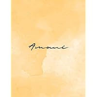 Amani: Personal Name Dot Gird | The Notebook For Writing Journal or Diary Women & Girls Gift for Birthday, For Student | 160 Pages Size 8.5x11inch - V.705
