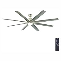 Collection Kensgrove 72 in. LED Indoor/Outdoor Brushed Nickel Ceiling Fan