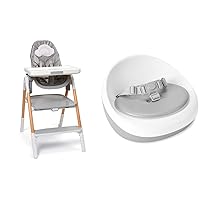 Skip Hop Baby Infant Meal Time Essentials with Sit to Step High Chair and Booster