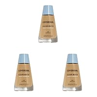 COVERGIRL Clean Matte Liquid Foundation Warm Beige 545, 1 oz (packaging may vary) (Pack of 3)