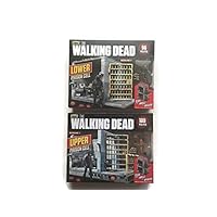 McFarlane Toys Construction Bundle - The Walking Dead TV (1) Upper and (1) Lower Prison Cell Sets