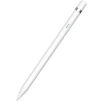 Stylus Pen 1st Generation for iPad, SENKUTA Pencil for iPad with Fast Charge, Magnetic Tilt Sensitivity and Palm Rejection Pen for Apple iPad Air 3/4/5, iPad Mini 5/6, iPad 6-10 Gen, iPad Pro 11/12.9