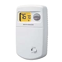 Thermostats 1E78-140 Non-Programmable Heat Only Thermostat for Single-Stage Systems, White